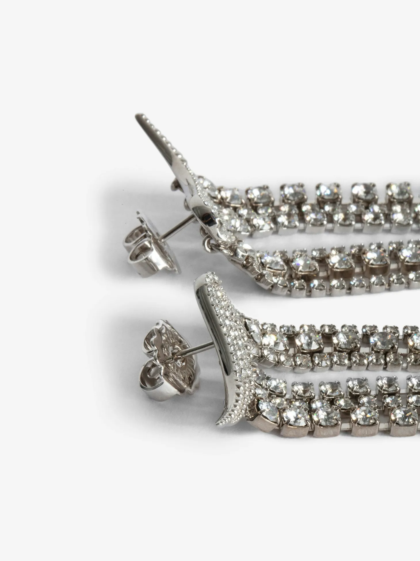 New Zadig & Voltaire Rock Color Earrings Shinysilver