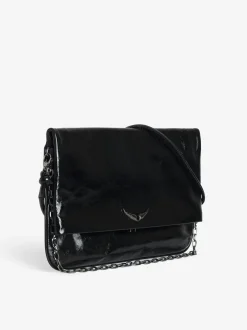 Cheap Zadig & Voltaire Rock Eternal XL ClutchNEW Black