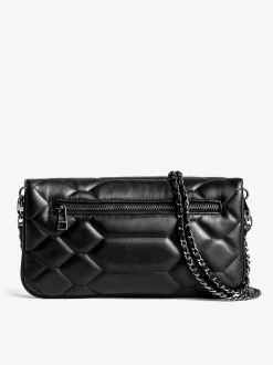 Clearance Zadig & Voltaire Rock Mat XL Scale ClutchICONIC Black