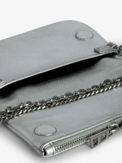 Flash Sale Zadig & Voltaire Rock Nano Clutch Silver