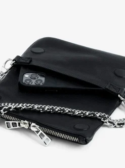Hot Zadig & Voltaire Rock Nano ClutchICONIC Black