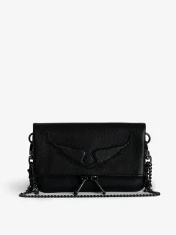 Hot Zadig & Voltaire Rock Nano ClutchNEW Black