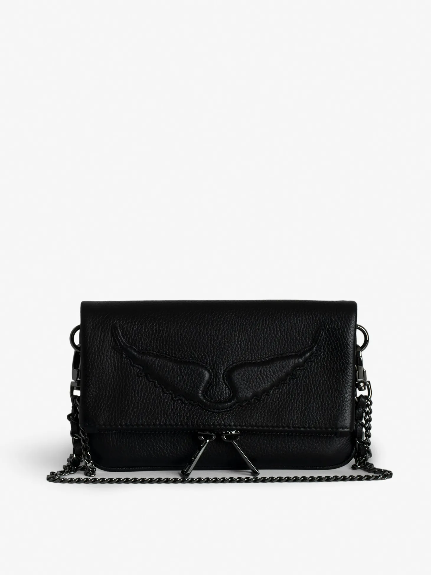 Hot Zadig & Voltaire Rock Nano ClutchNEW Black