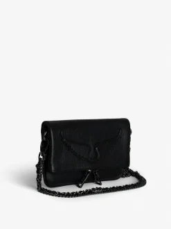 Hot Zadig & Voltaire Rock Nano ClutchNEW Black
