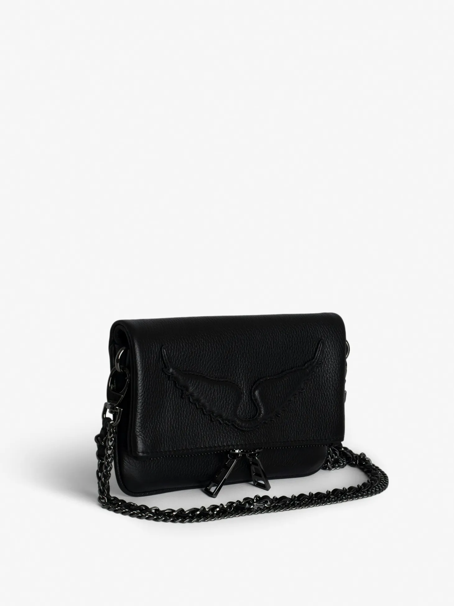 Hot Zadig & Voltaire Rock Nano ClutchNEW Black