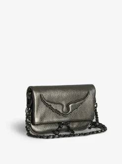 Outlet Zadig & Voltaire Rock Nano ClutchNEW Gun