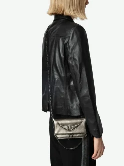 Outlet Zadig & Voltaire Rock Nano ClutchNEW Gun