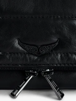 Discount Zadig & Voltaire Rock Nano Quilted Leather ClutchICONIC Black