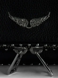 Flash Sale Zadig & Voltaire Rock Nano Studs ClutchICONIC Black