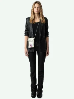 Best Sale Zadig & Voltaire Rock Pouch Clutch Flash