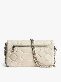 Shop Zadig & Voltaire Rock Quilted ClutchICONIC Flash