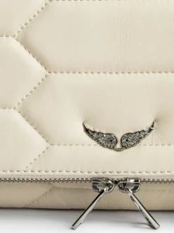 Shop Zadig & Voltaire Rock Quilted ClutchICONIC Flash