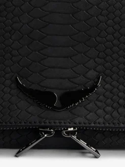 Discount Zadig & Voltaire Rock Soft Savage ClutchICONIC Black