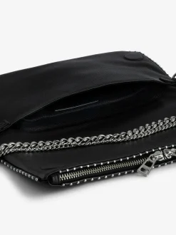 Fashion Zadig & Voltaire Rock Studs ClutchICONIC Black