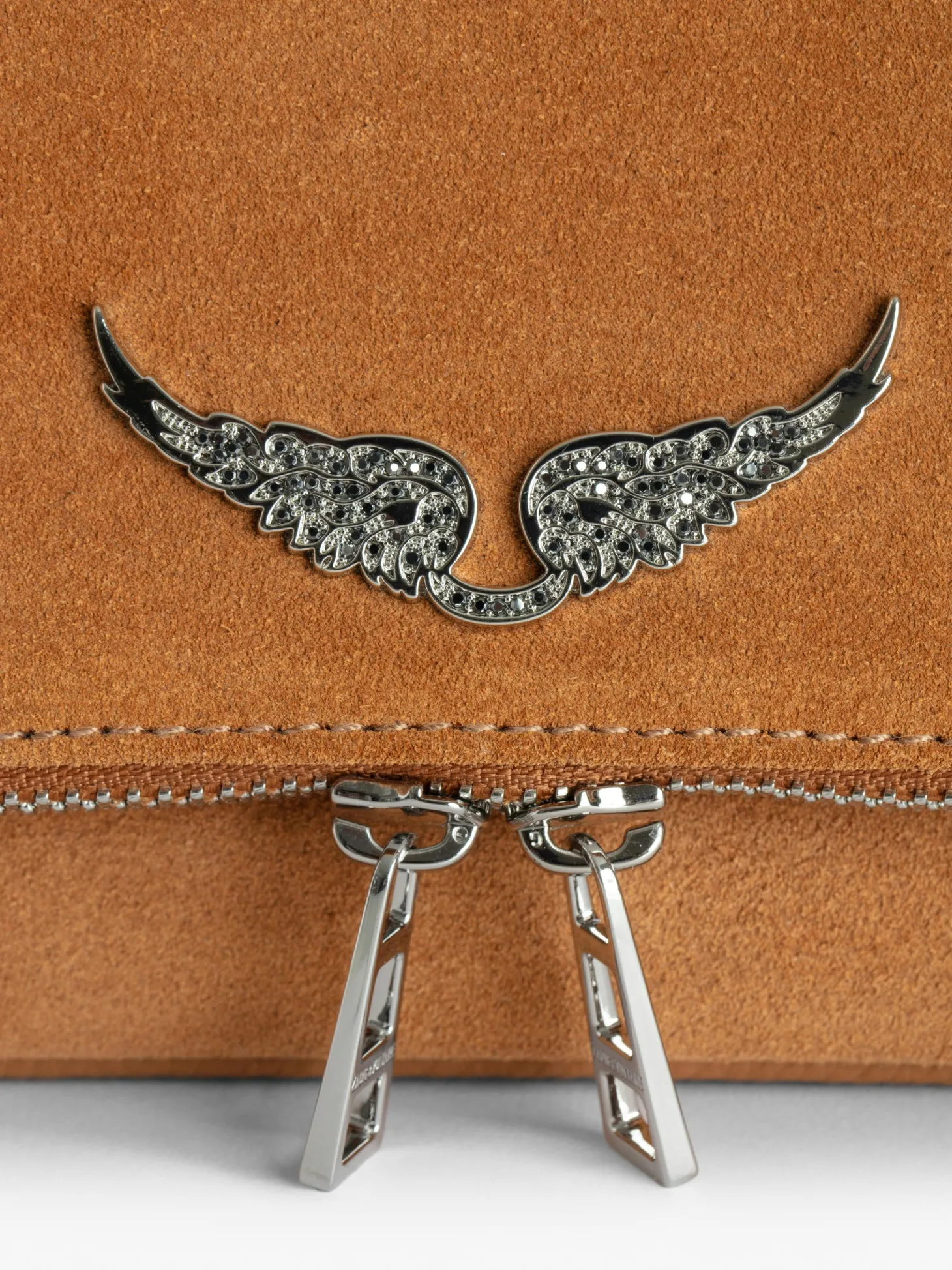 Sale Zadig & Voltaire Rock Suede Clutch Heritage