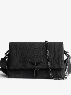 Sale Zadig & Voltaire Rocky Soft Savage BagICONIC Black
