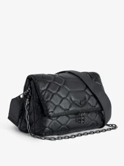 Clearance Zadig & Voltaire Rocky XL Mat Scale BagICONIC Black