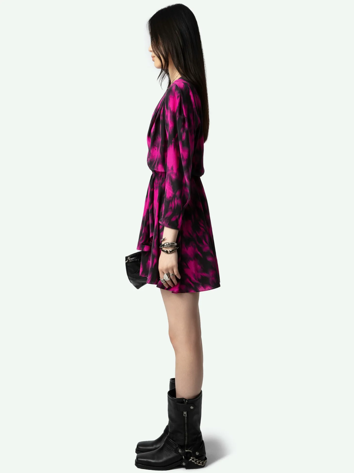 Flash Sale Zadig & Voltaire Rogers Silk DressNEW Black