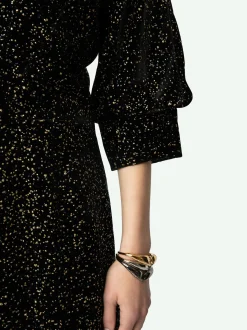 Sale Zadig & Voltaire Rosli Velvet DressNEW Black