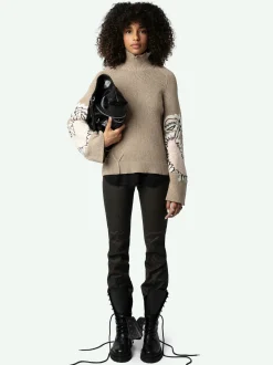 Store Zadig & Voltaire Sal Sweater Oatmeal