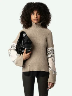 Store Zadig & Voltaire Sal Sweater Oatmeal