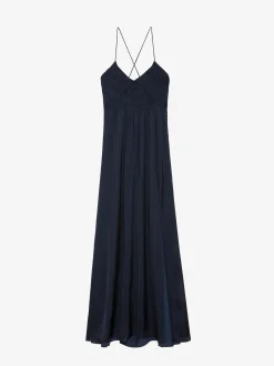 Flash Sale Zadig & Voltaire Satin Rayon Dress Encre