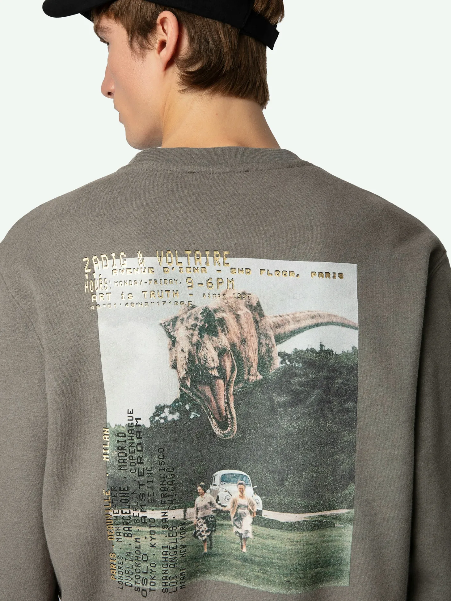 Outlet Zadig & Voltaire Simba Sweatshirt Mediumgrey