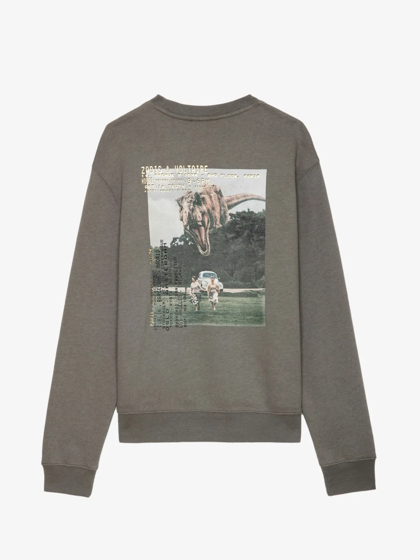 Outlet Zadig & Voltaire Simba Sweatshirt Mediumgrey