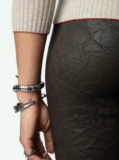 New Zadig & Voltaire Sourcy Cashmere Sweater Latte