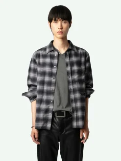 New Zadig & Voltaire Stan Shirt Grey