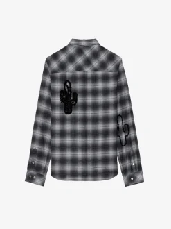 New Zadig & Voltaire Stan Shirt Grey