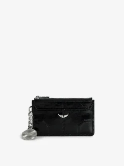Shop Zadig & Voltaire Sunny Card Card Holder Black