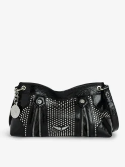 Cheap Zadig & Voltaire Sunny Mood Studs Bag Black