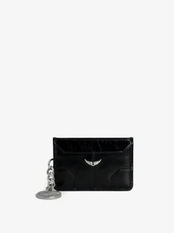 Hot Zadig & Voltaire Sunny Pass Card Holder Black