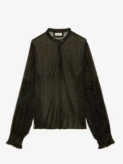 Clearance Zadig & Voltaire Tandy BlouseNEW Black