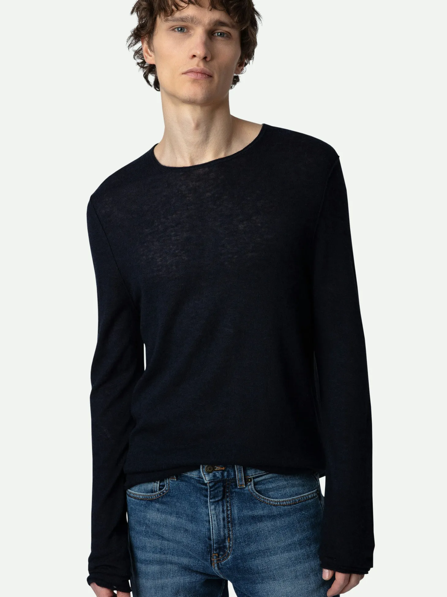 Clearance Zadig & Voltaire Teiss Cachemire SweaterICONIC Ink