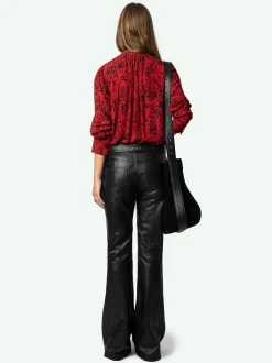 Online Zadig & Voltaire Tink BlouseNEW Crimson