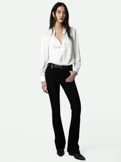 Best Zadig & Voltaire Tink Satin BlouseICONIC White