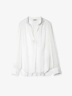 Best Zadig & Voltaire Tink Satin BlouseICONIC White