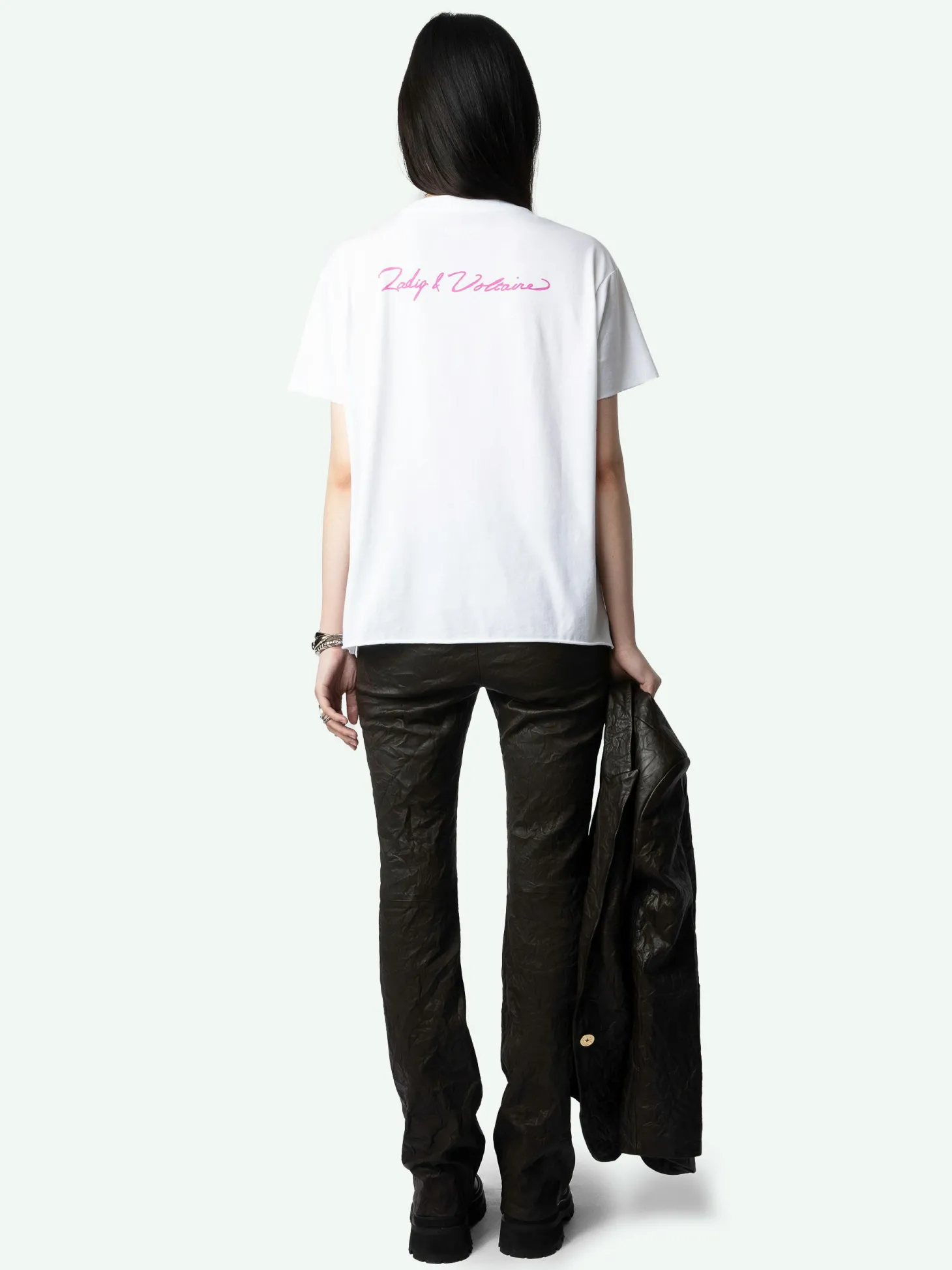 Shop Zadig & Voltaire Tommer Concert T-shirtNEW White