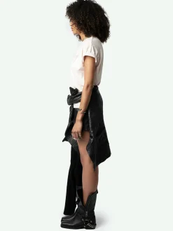New Zadig & Voltaire Tommer Love Yourself Diamanté T-shirt Sweet