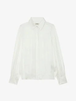 Clearance Zadig & Voltaire Trenta Satin BlouseNEW Judo