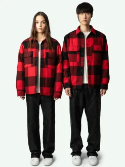Clearance Zadig & Voltaire Trop OvershirtNEW Crimson