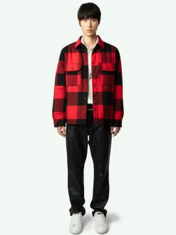Clearance Zadig & Voltaire Trop OvershirtNEW Crimson