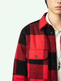 Clearance Zadig & Voltaire Trop OvershirtNEW Crimson