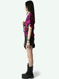 Discount Zadig & Voltaire Tzar Silk TopNEW Black
