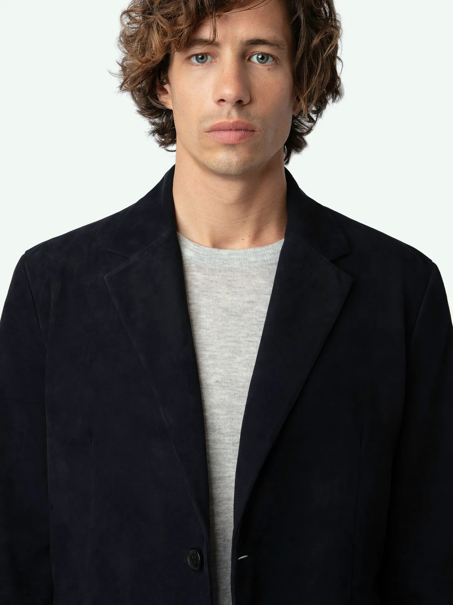Best Zadig & Voltaire Valfried Suede Blazer Encre
