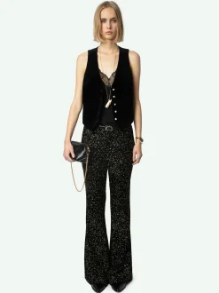 Cheap Zadig & Voltaire Velvet Emaux BlazerNEW Black