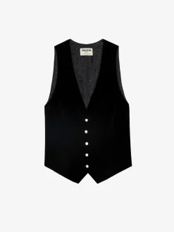 Cheap Zadig & Voltaire Velvet Emaux BlazerNEW Black