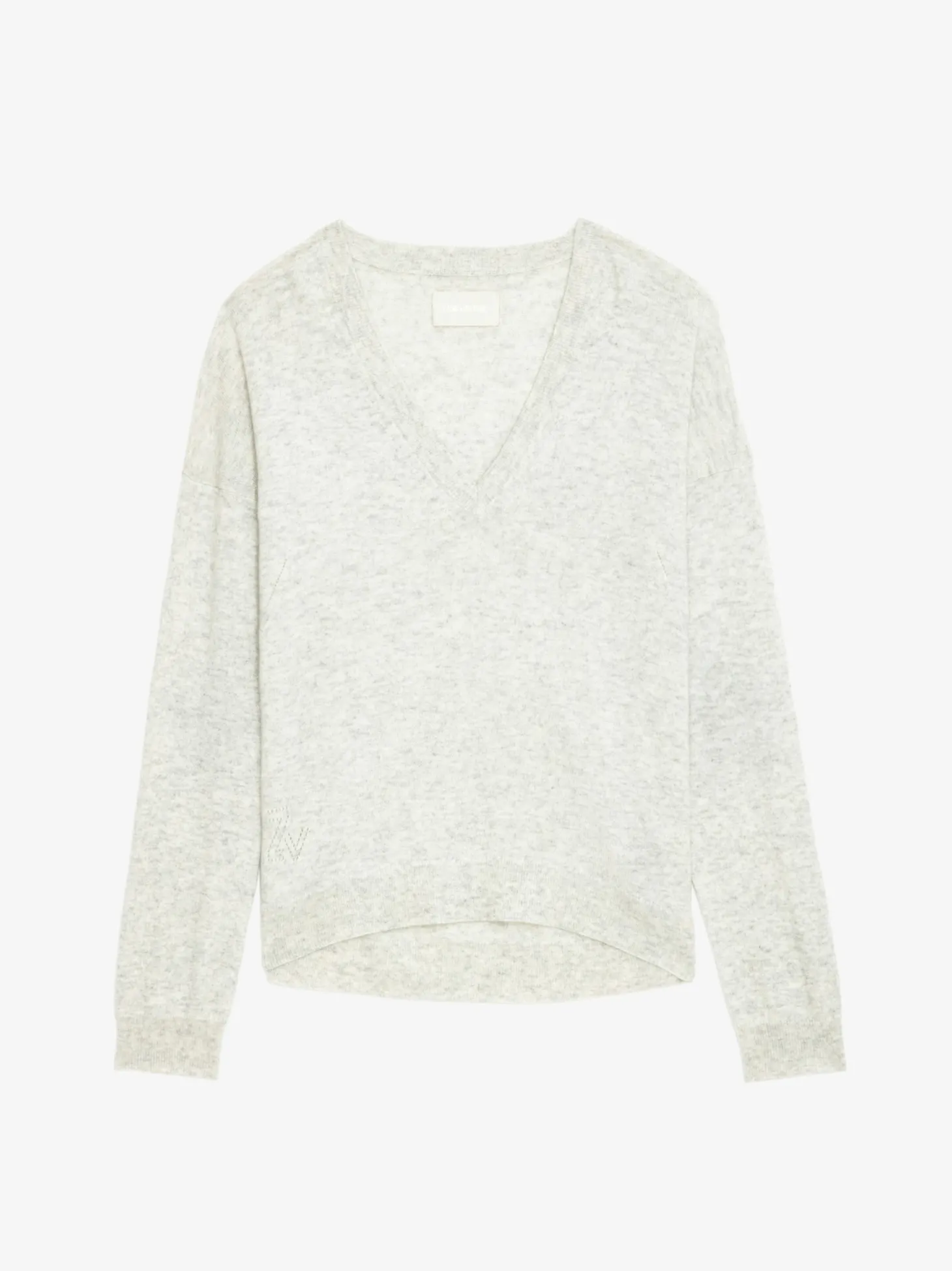 Store Zadig & Voltaire Vivi Patch Cashmere SweaterNEW Grey